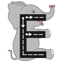 Eddy Elephant on End
