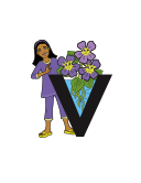 Vicky Violet <br/>(v as in van)